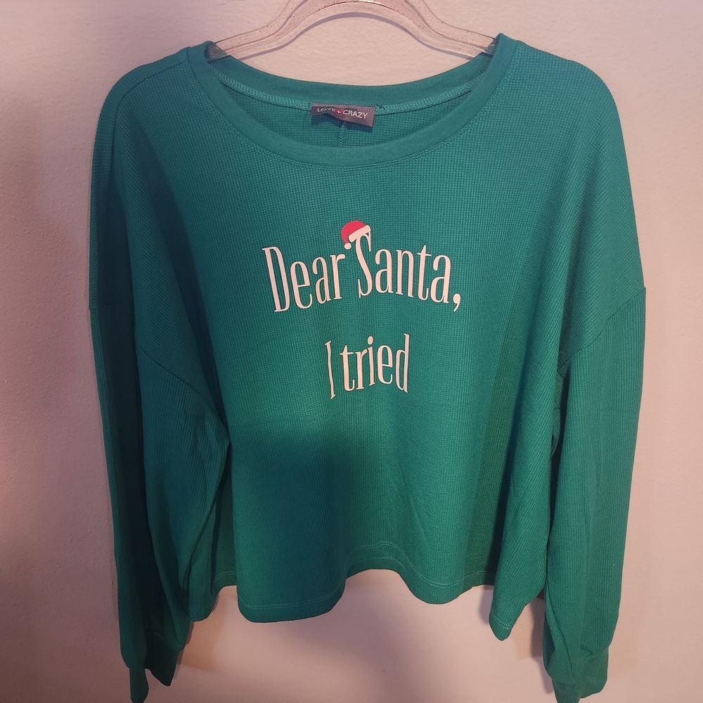 Primark Green Crop Top - Dear Santa, I Tried